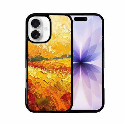 iPhone 17 Case — Impressionist Sunflower Brushstroke Pattern Floral, Custom Print Case Cover