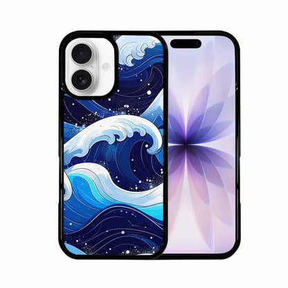 iPhone 17 Case — Glossy Winter Wave Cartoon Cute, Custom Printed Phone Case