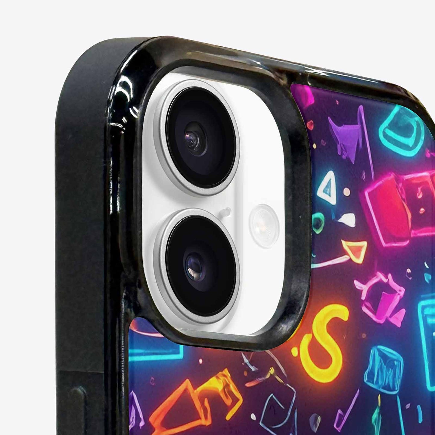 iPhone 16 Case — 80s Retro Motif 80s Retro Motifs, Customized Protective Case