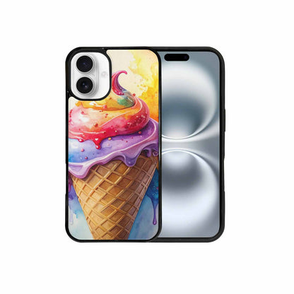 iPhone 16 Plus Case — Melting Icecream Collage Custom, Custom Made Phone Cover