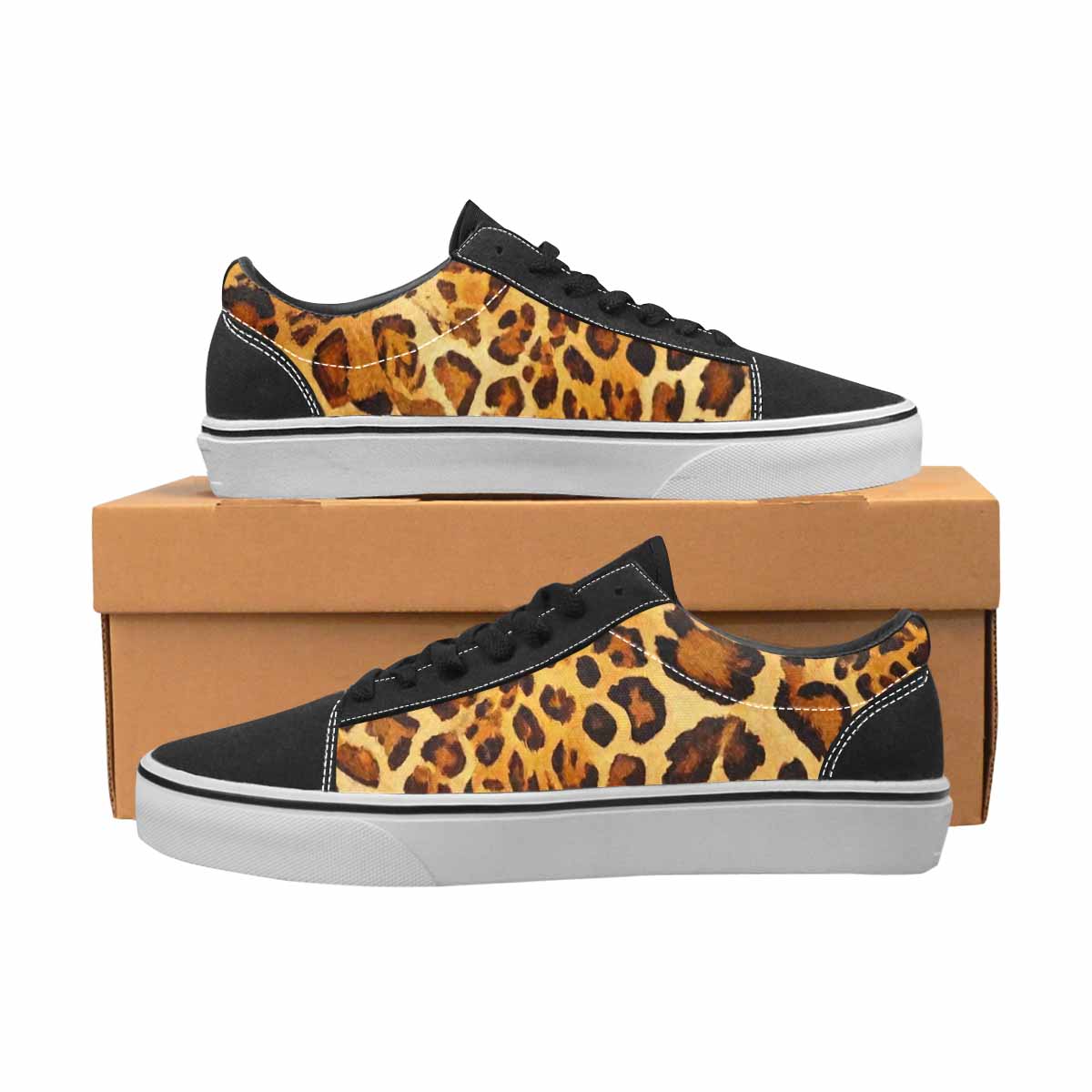 MEN'S Animal Print Canvas Lace-Up Cottagecore Shoes