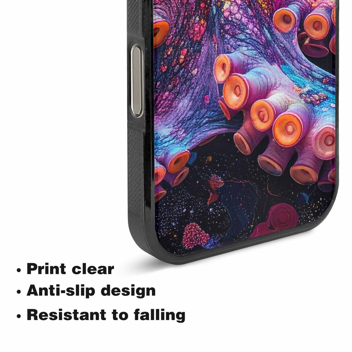 iPhone 16 Pro Case — Octopus Tentacle Octopus Tentacle Pattern Hundreds, Custom Printed Phone Case