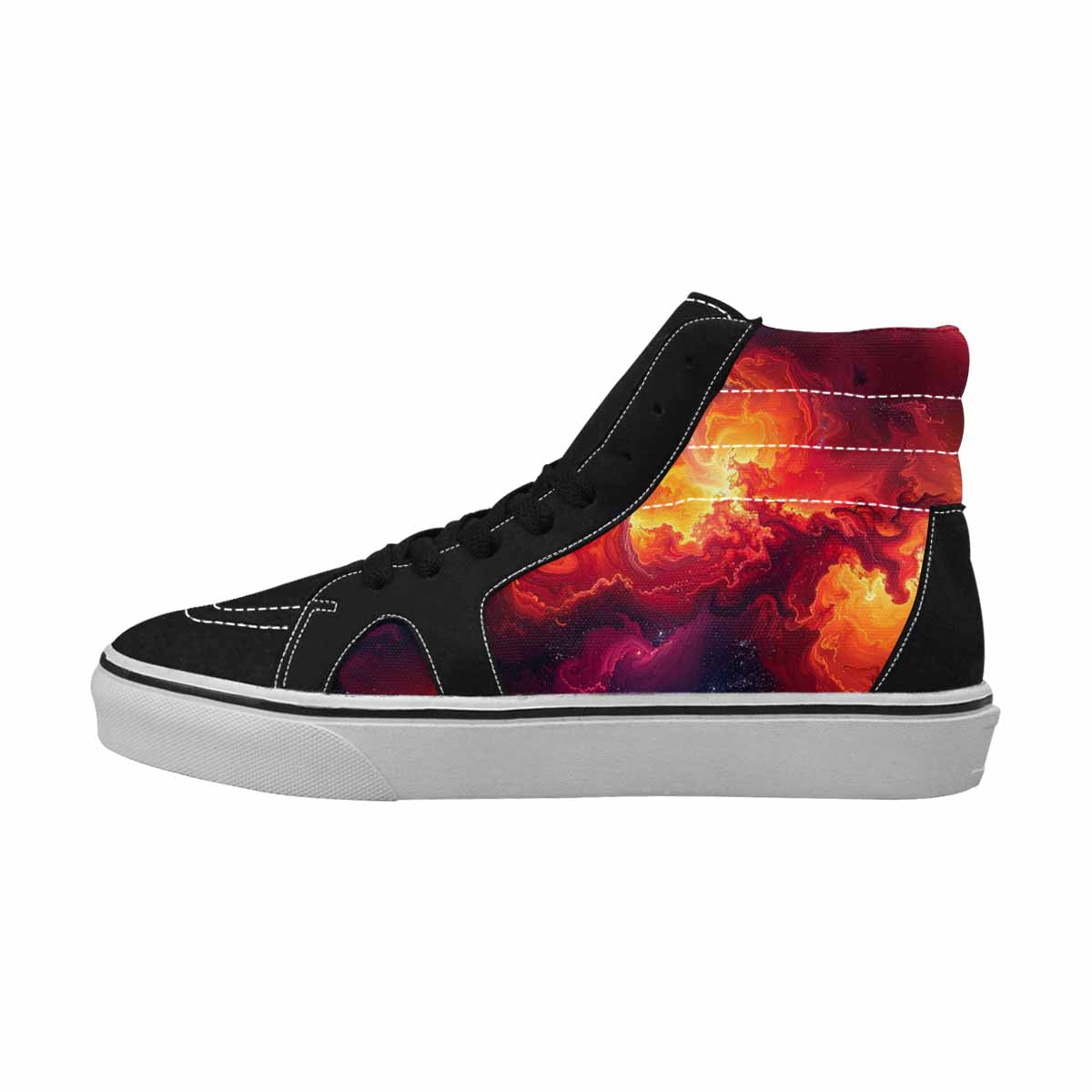 WOMEN'S Galaxy Art - High Top Canvas Vivid Sneakers