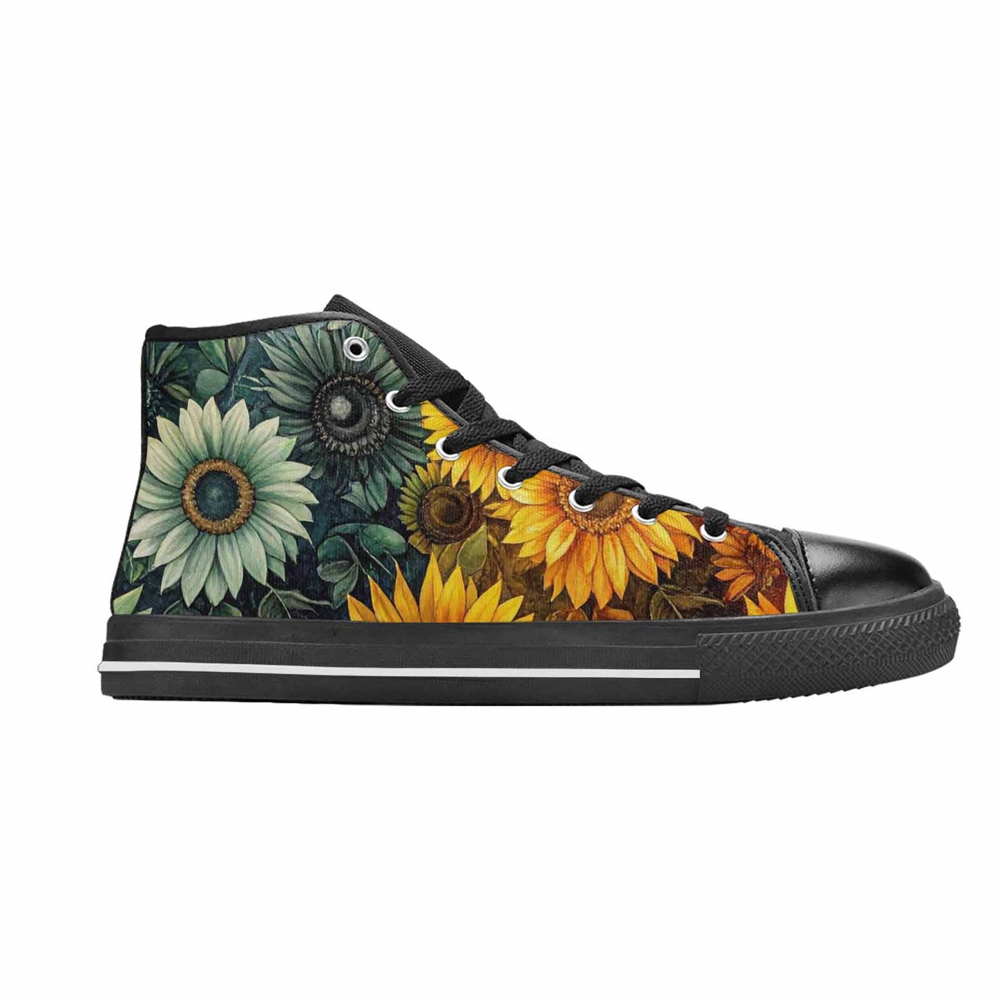 WOMEN'S Sunflower High Top Canvas Y2K Sneakers