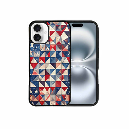 iPhone 16 Plus Case — Small American Flag Stars And Stripes, Custom Made Phone Cover