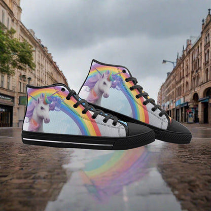 Koi Pink Cream Unique Bold Art - Freaky Shoes | Custom Art Sneakers