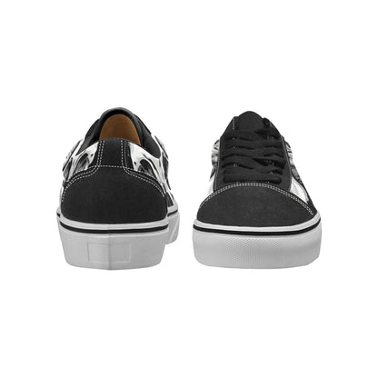 MEN'S Horror Comic Book Art Low Top Skateboarding Cottagecore Custom Shoes
