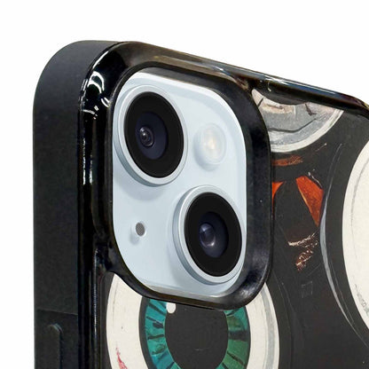 iPhone 15 Case — Googly Cartoon Eyeballs, Custom Phone Case