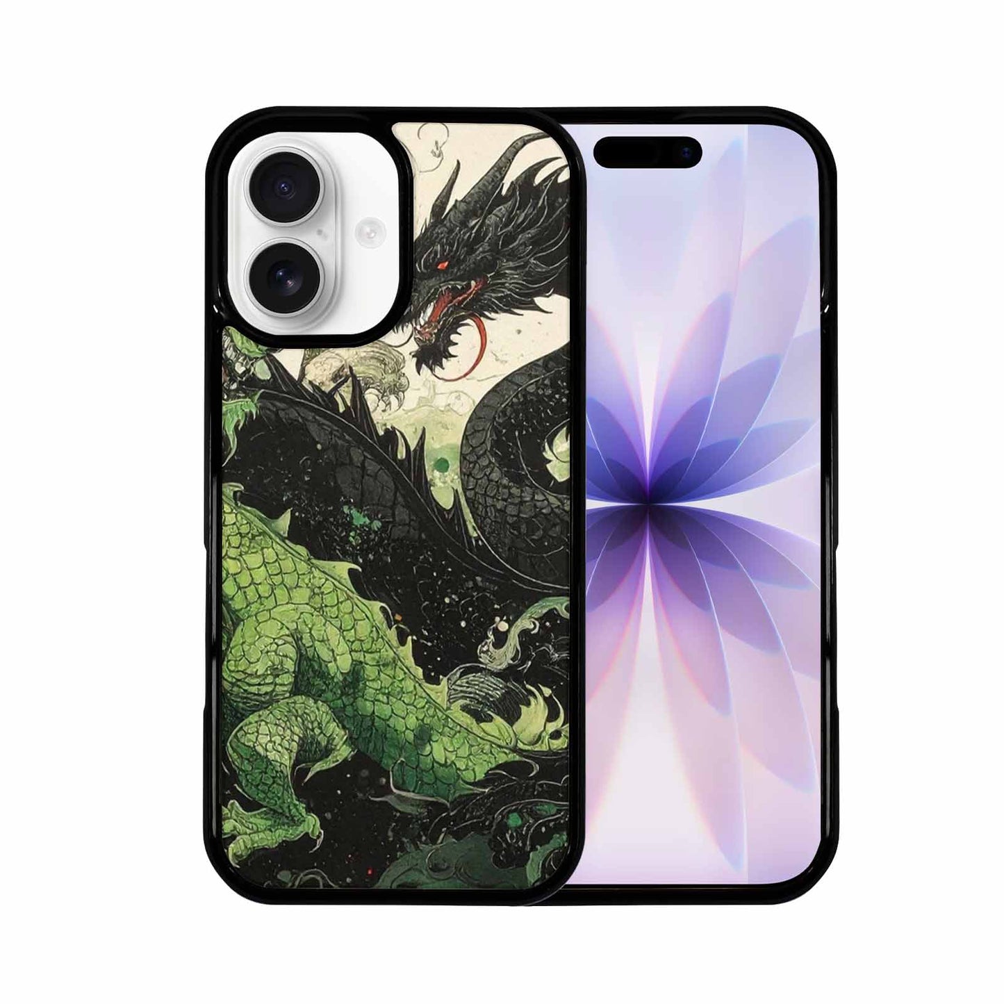 iPhone 17 Case — Dragon Scale Black &amp; Original Art, Custom Art Phone Cover