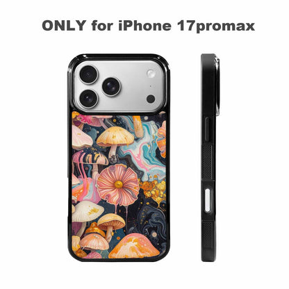 iPhone 17 Pro Max Case — Mushrooms Pattern Hundreds Of Original Art, Custom Made Phone Cover