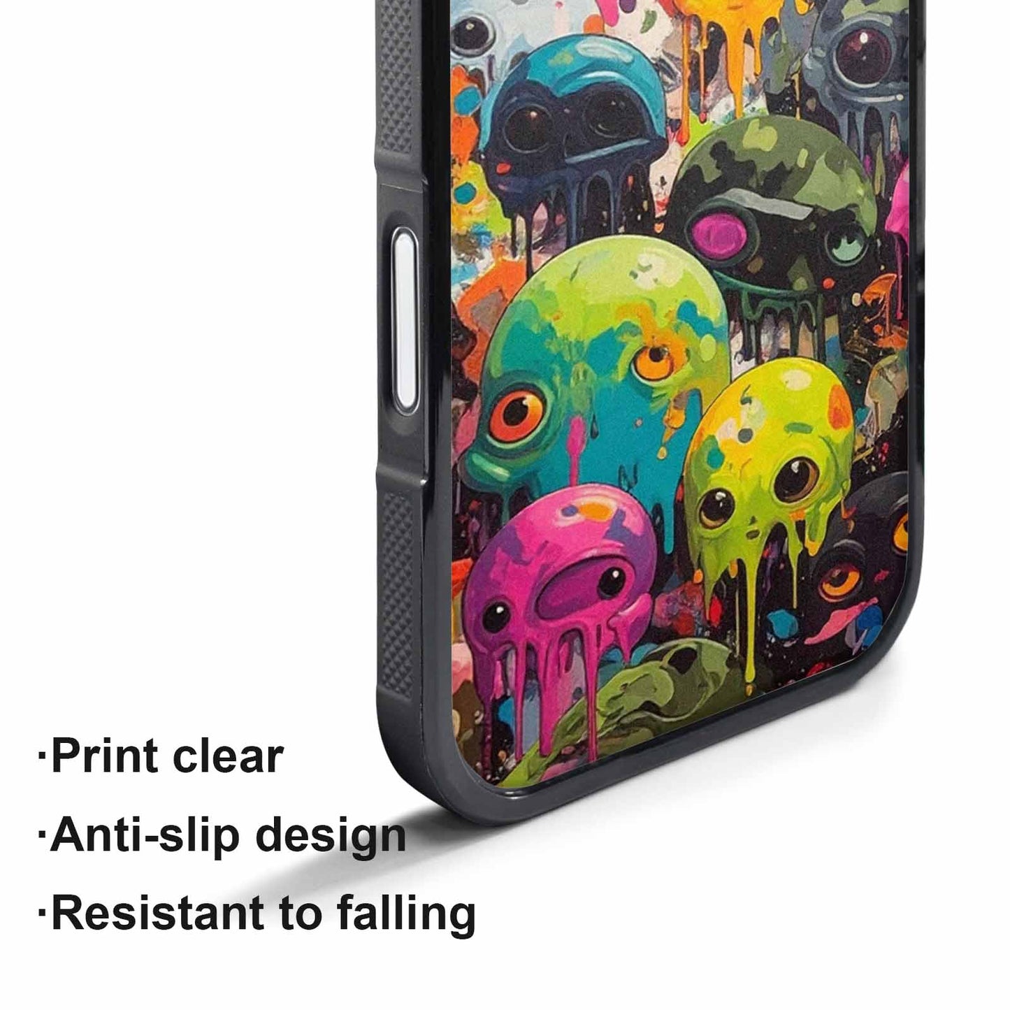 iPhone 17 Air Case — Aliens Camomelting Aliens Patt Sex Alien, Unique Phone Case Design