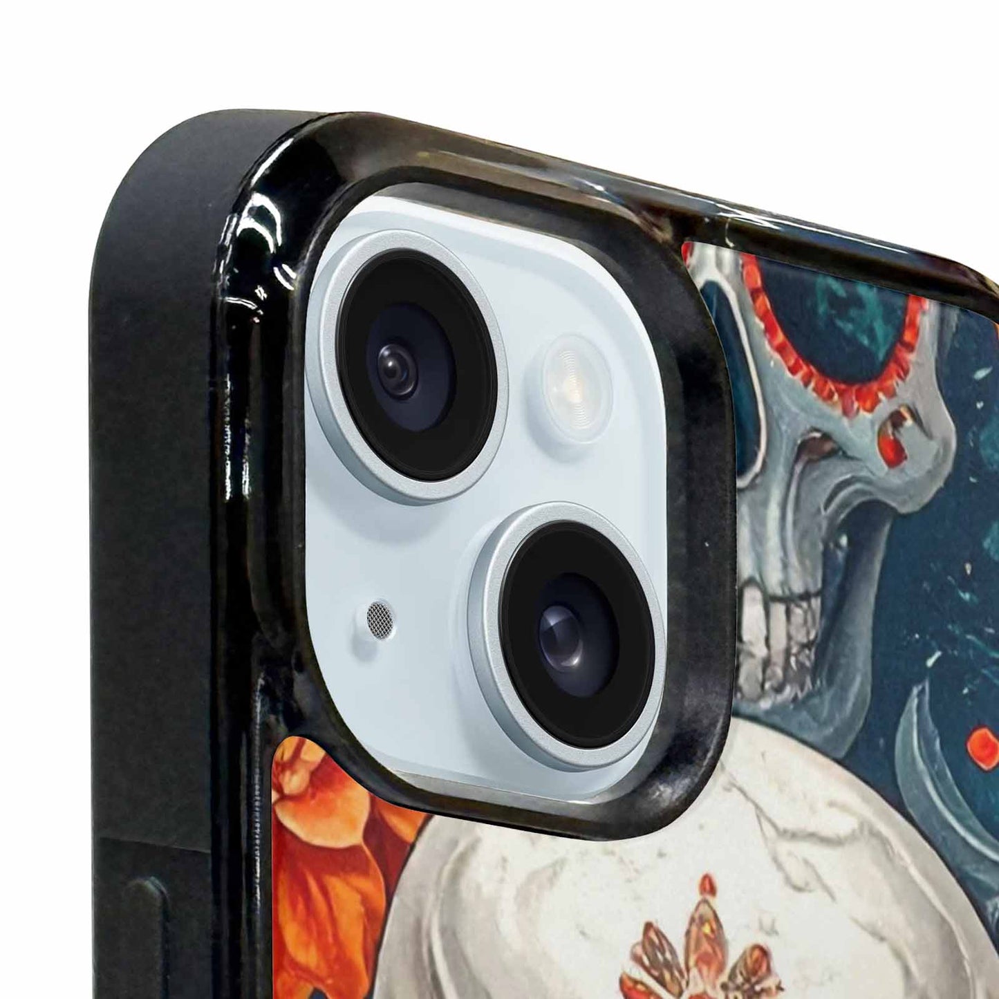 iPhone 15 Plus Case — Marble Skull Custom, Custom Designed Case Cover