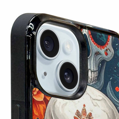 iPhone 15 Plus Case — Marble Skull Custom, Custom Designed Case Cover