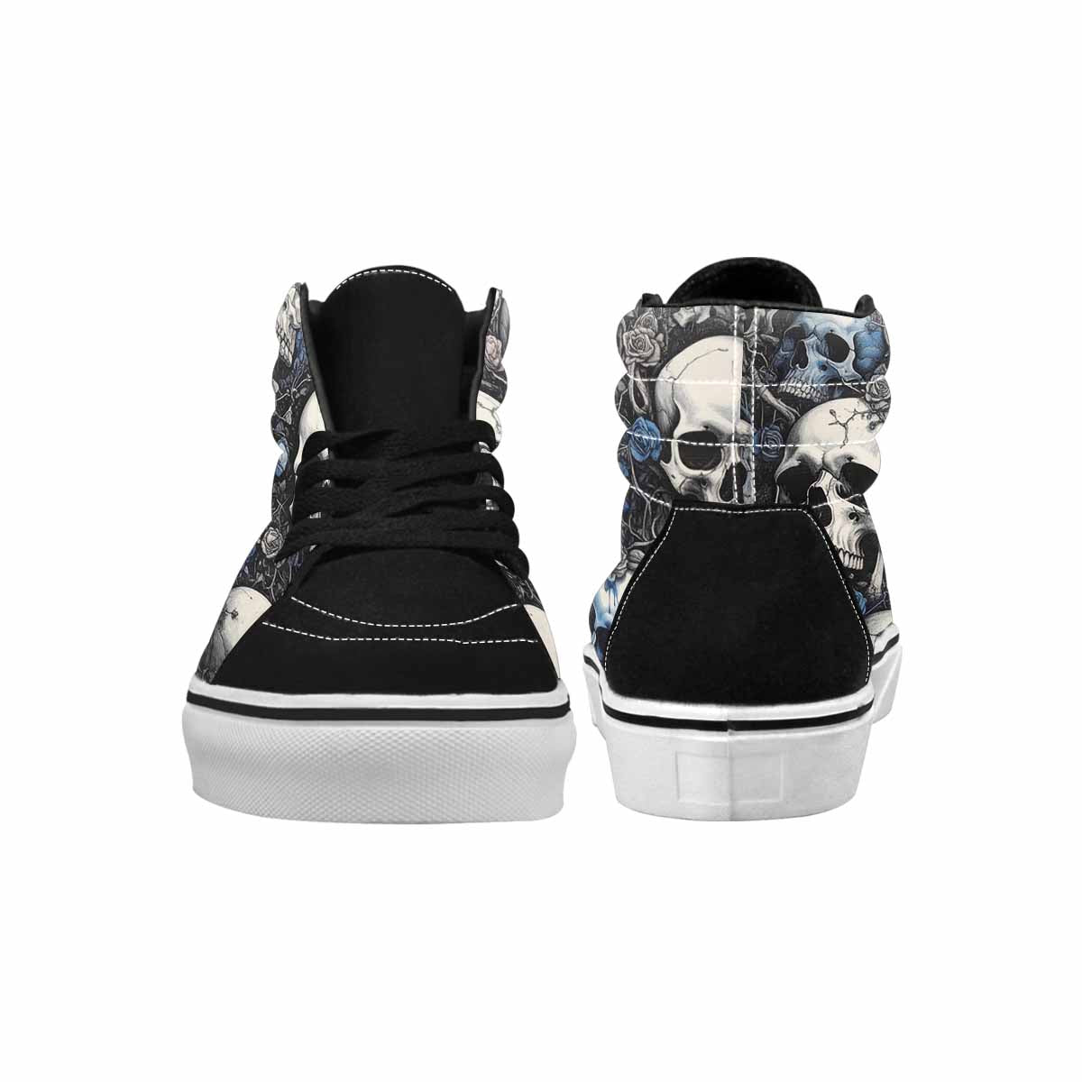 MEN'S Skull Roses High Top Canvas Cottagecore Sneakers
