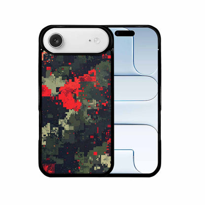 iPhone 17 Air Case — Small Military Camouflage Blotch Pattern Camo, Custom Printed Phone Case