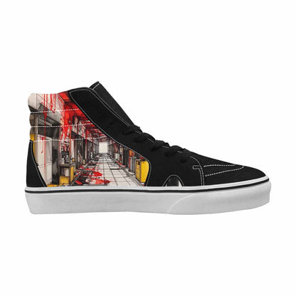 MEN'S Liminal Space Fragment High Top Canvas Dreamlike Shoes