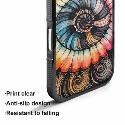 iPhone 17 Case — Tie Dye Swirls (black Tie Dye, Custom Phone Case