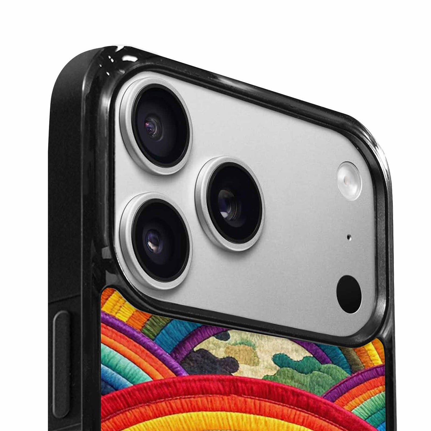 iPhone 17 Pro Case — Vivid Camo Rainbow Arc Camo, Original Design Phone Case