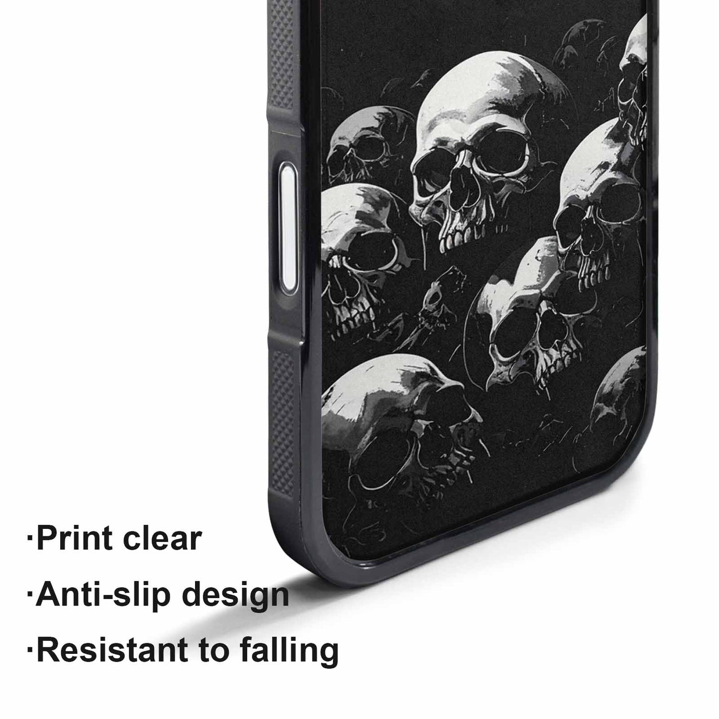 iPhone 17 Pro Max Case — Skull Dark Art Gothic Print Gothic, Custom Phone Case