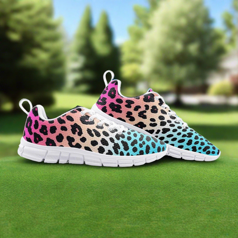 Peacock Blue Gold Custom Bold Art - Freaky Shoes | Custom Art Sneakers