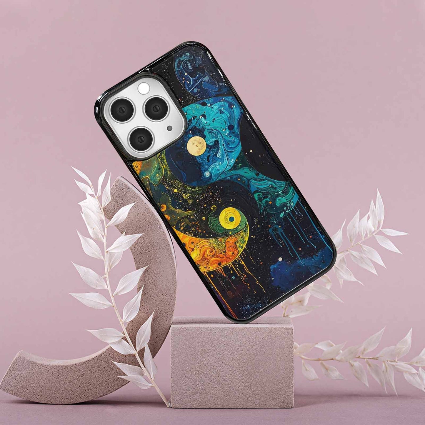 iPhone 15 Pro Max Case — Yin Yang Yin And Yang Symbol, Custom Art Phone Cover