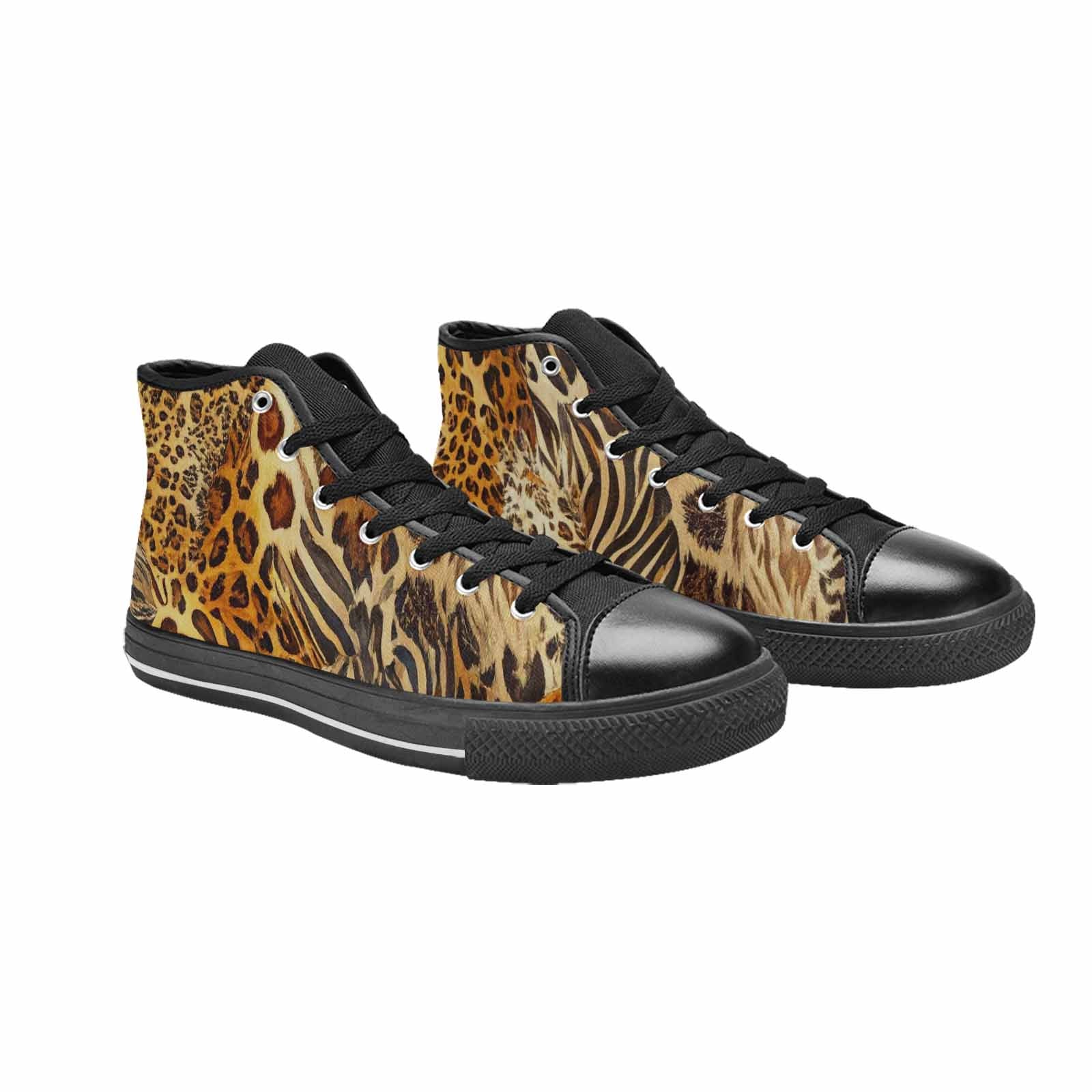 MEN'S Animal Print High Top Canvas Surreal Sneakers