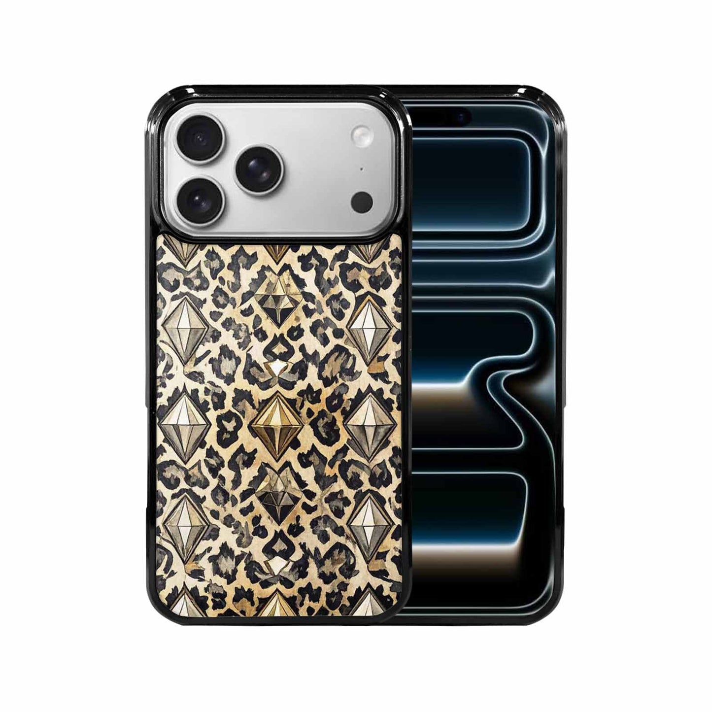 iPhone 17 Pro Max Case — Vintage Leopard Print Animal Print, Custom Made Phone Cover