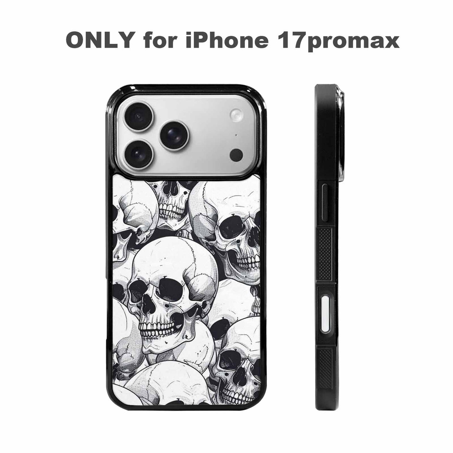 iPhone 17 Pro Max Case — Skull Dark Art Gothic Print Gothic, Original Design Phone Case
