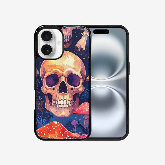 iPhone 16 Case — Mushroom Skulls Custom, Custom Made Phone Cover