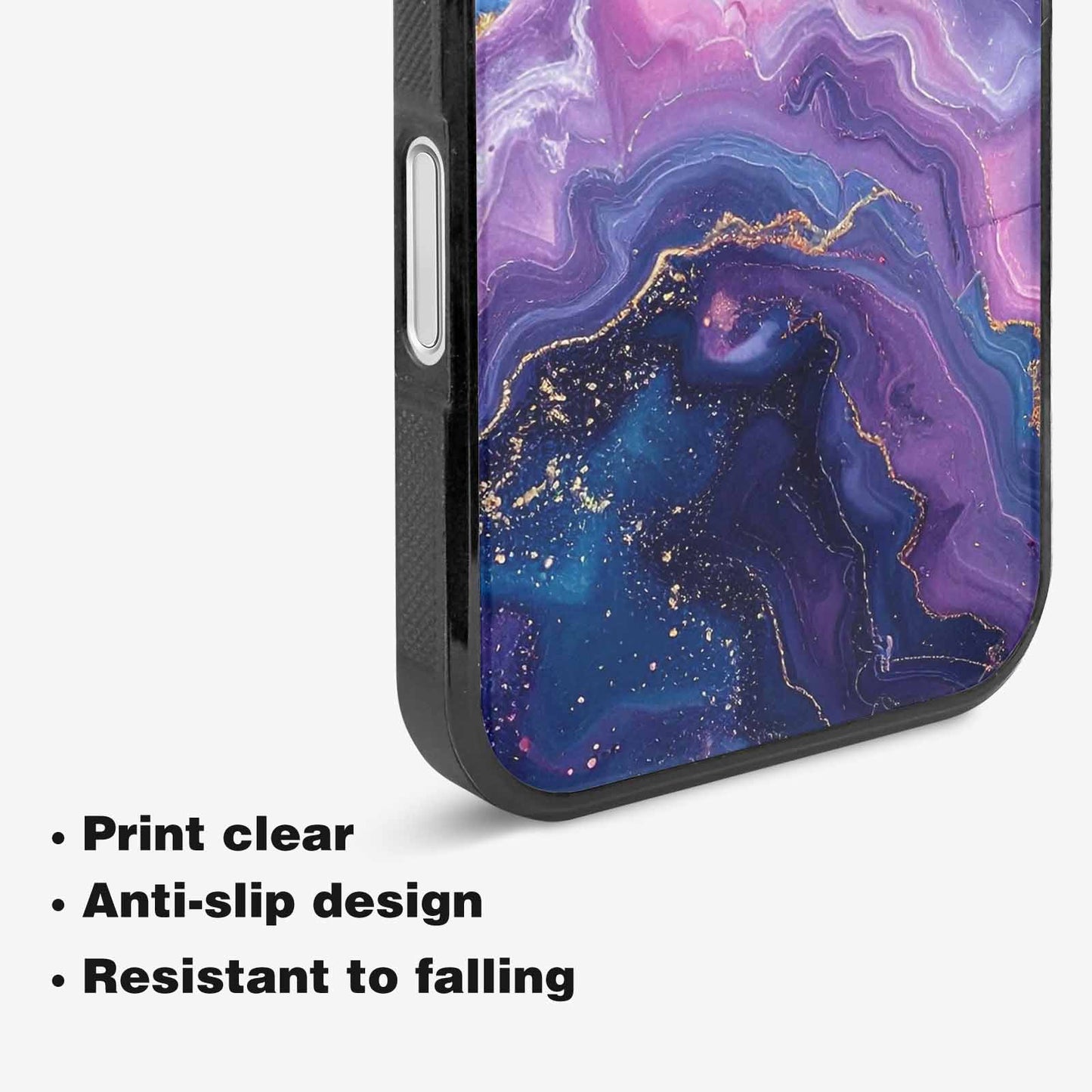 iPhone 16 Case — Marble Galaxy, Custom Designed Case Cover
