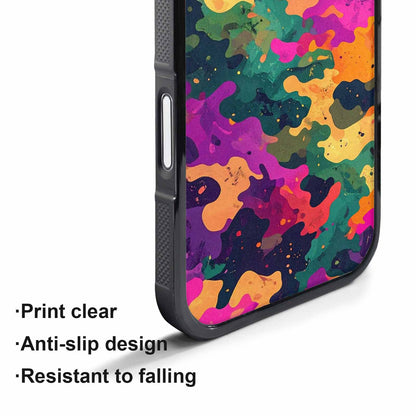 iPhone 17 Air Case — Small Military Camouflage Blotch Pattern Camo, Customized Protective Case