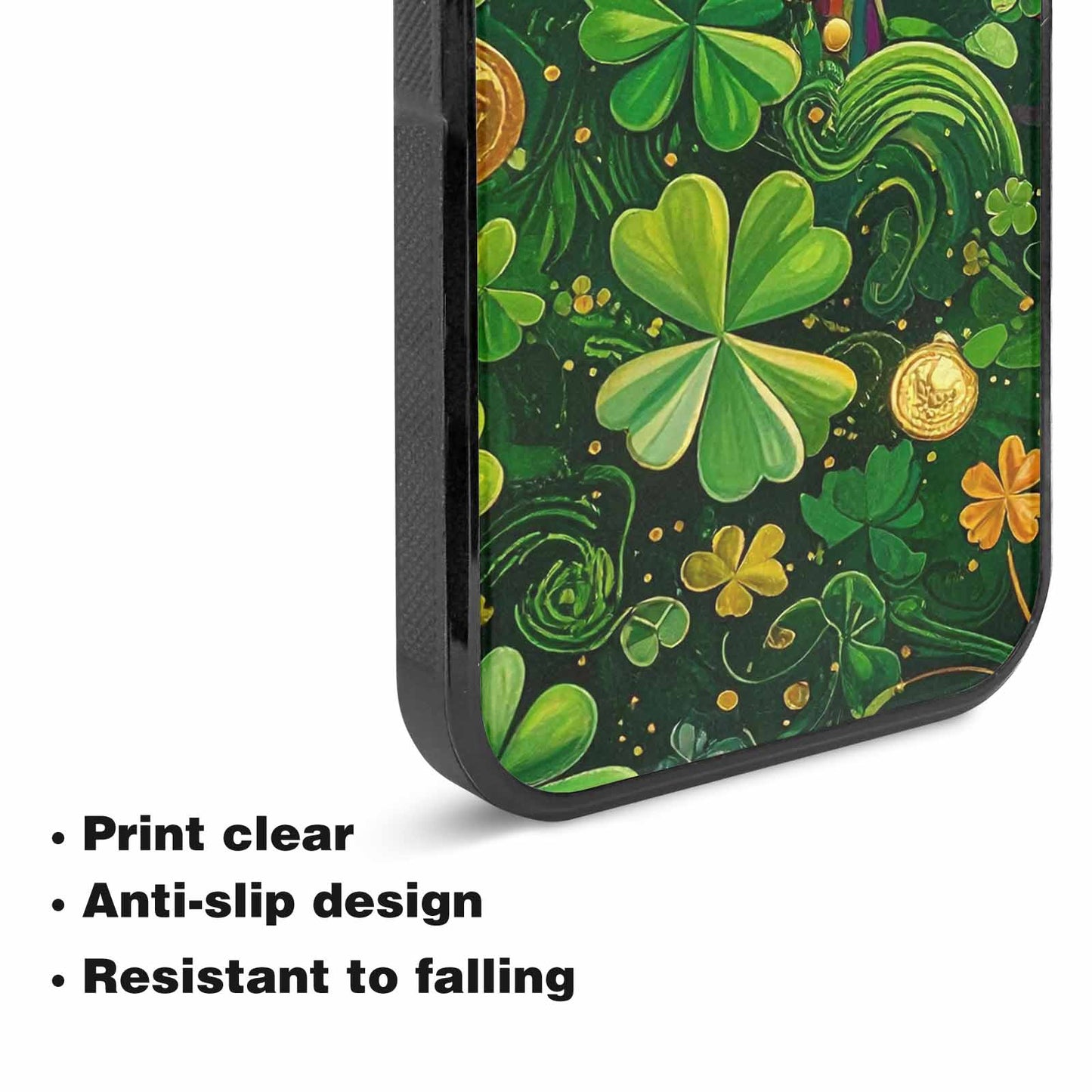 iPhone 15 Case — St Patrick\'s Clover St Patrick\'s Clover, Custom Made Phone Cover