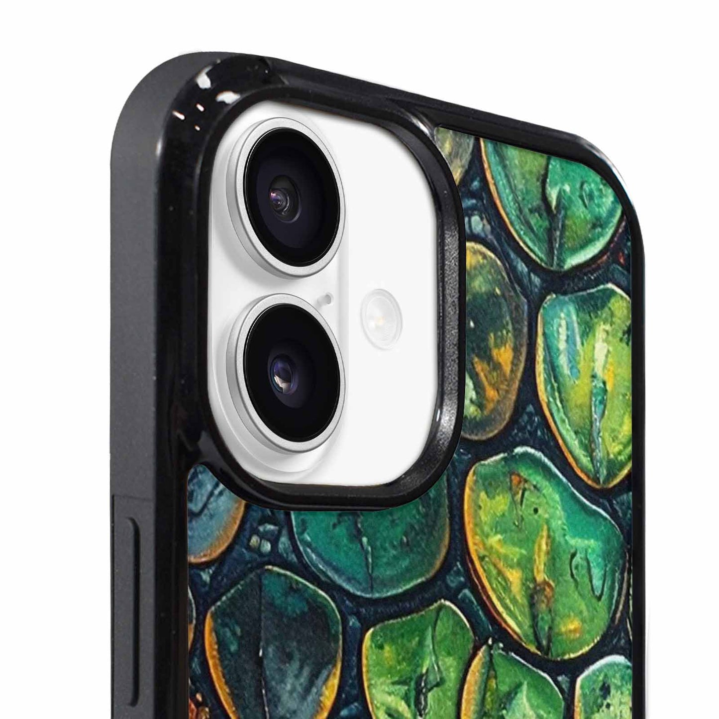 iPhone 17 Case — Small Snake Skin Reptile Original Art, Custom Designed Case Cover