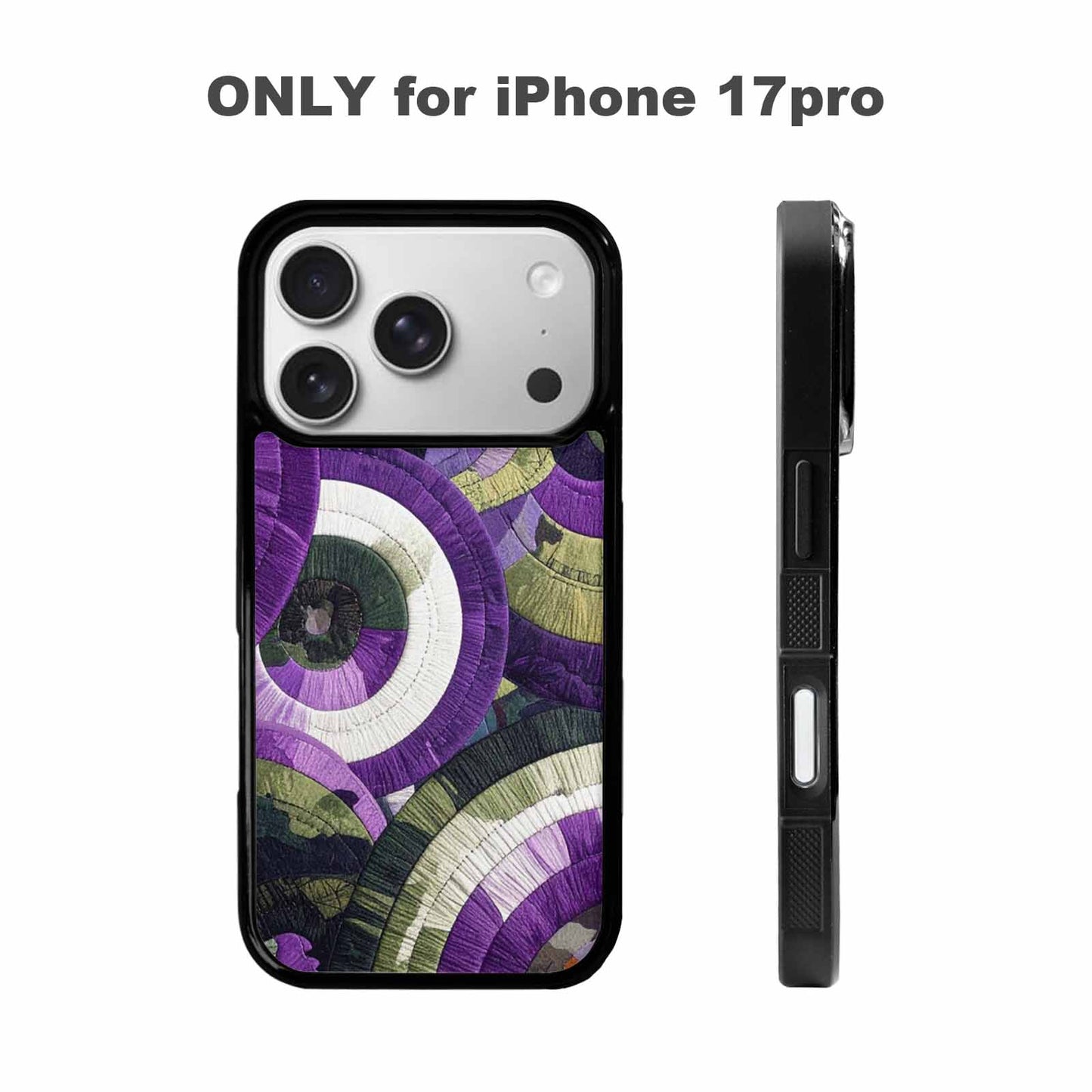 iPhone 17 Pro Case — Vivid Camo Genderqueer Pride Camo, Original Design Phone Case