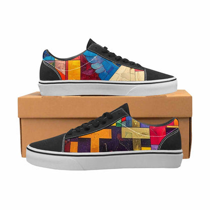 WOMEN'S Faith Cross Lace-Up Canvas Grunge Custom Shoes