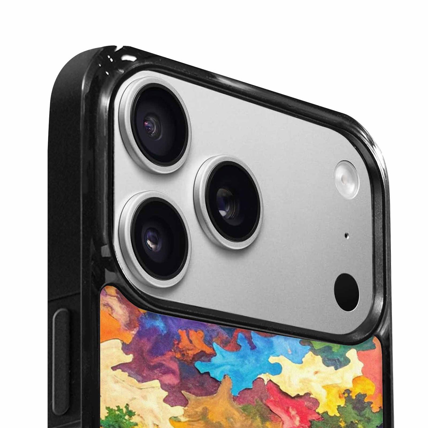 iPhone 17 Pro Max Case — Camo Patches Full Color Camo, Custom Printed Phone Case