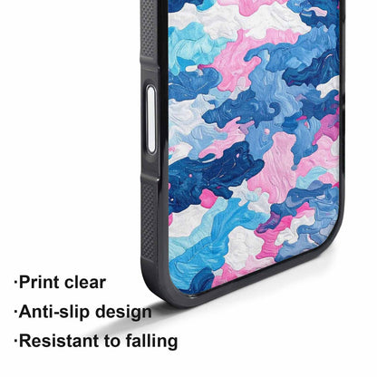 iPhone 17 Pro Max Case — Vivid Camo Transgender Camo, Custom Designed Case Cover