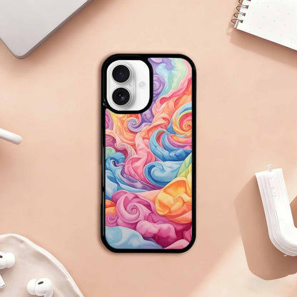 iPhone 17 Case — Tie Dye Swirls Tie Dye, Custom Print Case Cover