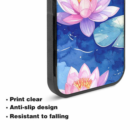 iPhone 15 Plus Case — Monet Water Lilies Painting Pattern, Custom Made Phone Cover
