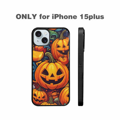 iPhone 15 Plus Case — Halloween Witches Ghouls, Custom Art Phone Cover