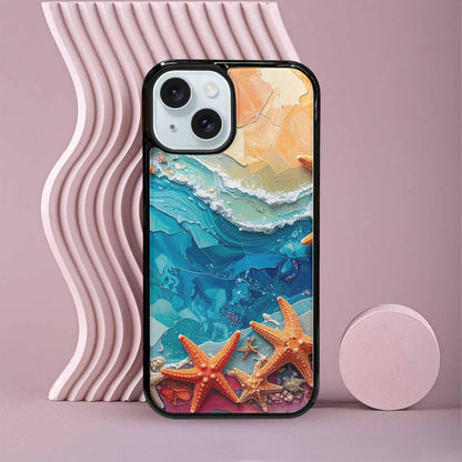 iPhone 15 Case — Starfish Cluster Starfish Cluster Pattern Hundreds, Personalized Phone Case