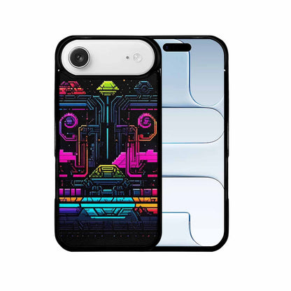 iPhone 17 Air Case — Retro Pixel Art Pattern Bit Retro, Personalized Phone Case