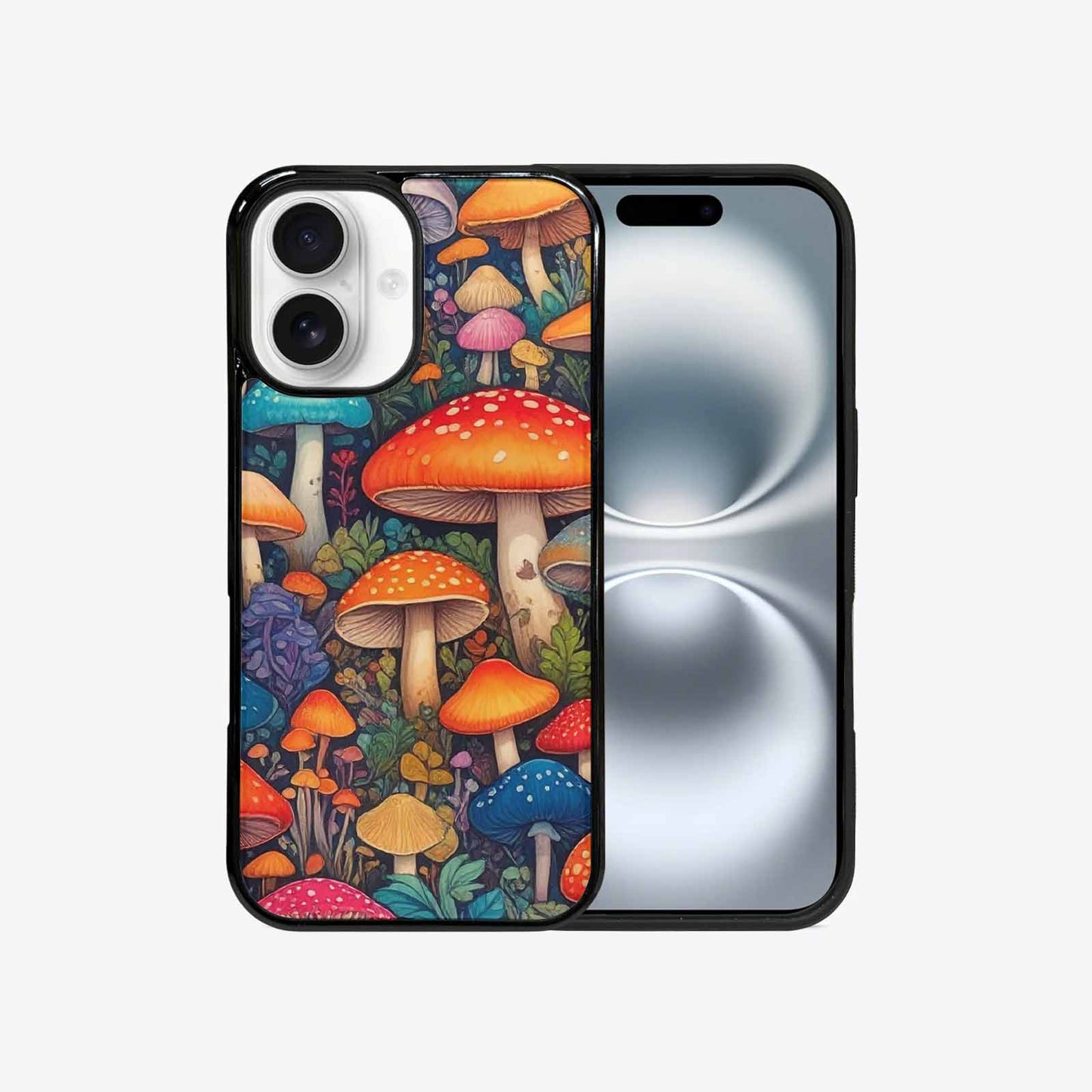 iPhone 16 Case — Mushrooms General Mushrooms Pa, Unique Phone Case Design