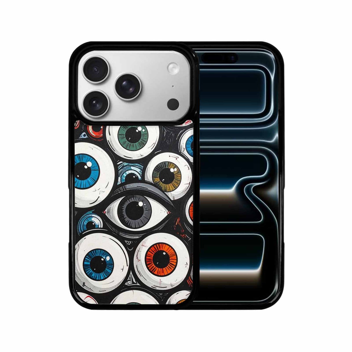 iPhone 17 Pro Case — Seamless Repeating Pattern Of Overlapping Cartoon, Unique Phone Case Design