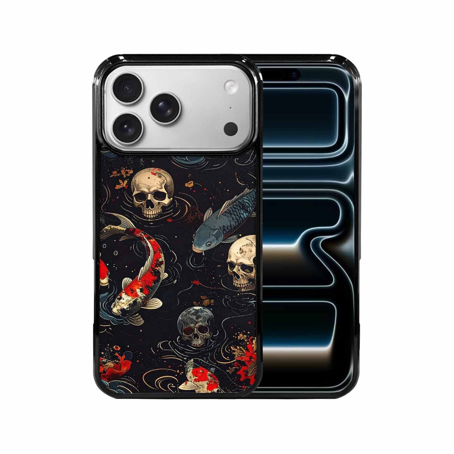 iPhone 17 Pro Max Case — Skull Dark Art Gothic Print Gothic, Personalized Phone Case
