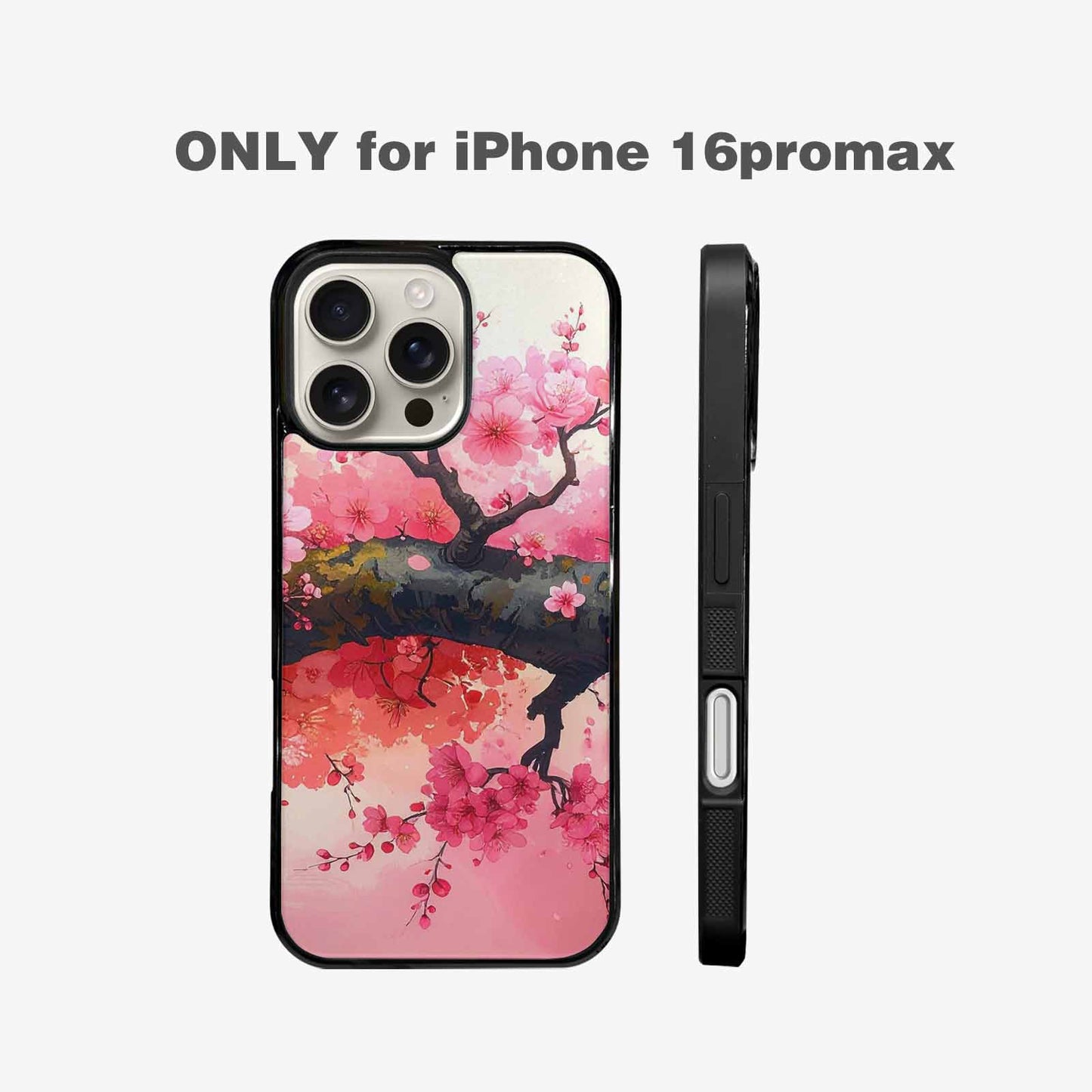 iPhone 16 Pro Max Case — Cherry Blossom Branch Cherry Blo 2n4, Custom Designed Case Cover