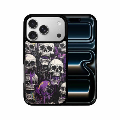 iPhone 17 Pro Case — Black Purple Ink Rainbow From Gothic, Unique Phone Case Design
