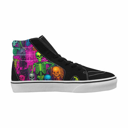 MEN'S More Overlapping Ontop Each High Top Canvas Melting Art Sneakers