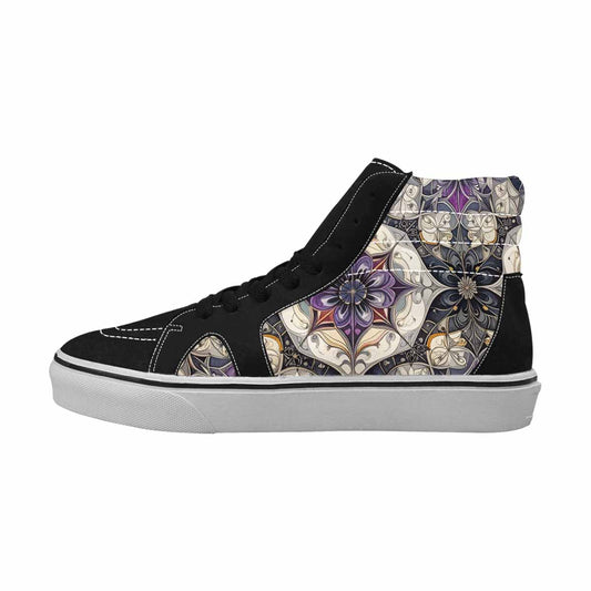 MEN'S Asexual Flag Color High Top Canvas Dreamcore Sneakers