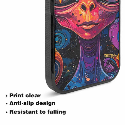iPhone 15 Plus Case — Cartoon Alien Characters, Original Design Phone Case